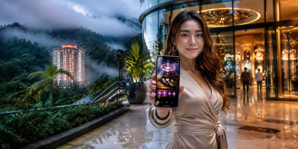 Suasana kasino Genting Highlands dalam talian km77