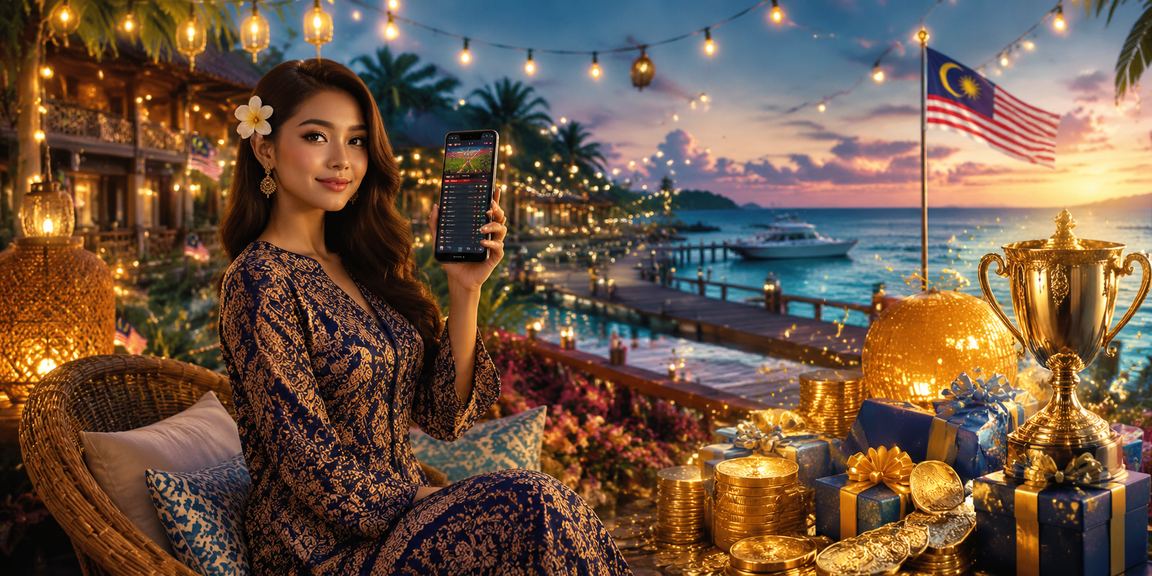 Aplikasi kasino mudah alih km77 dengan reka bentuk batik Terengganu